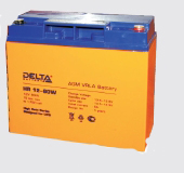 Delta_HR12-80w, Свинцово-кислотные аккумуляторы